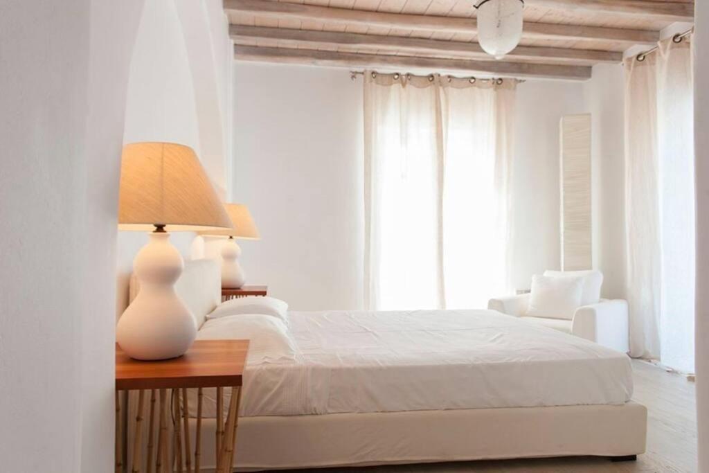 Dreamy Boho 5Bed Villa With Pool And Ocean View Mykonos Town Екстериор снимка