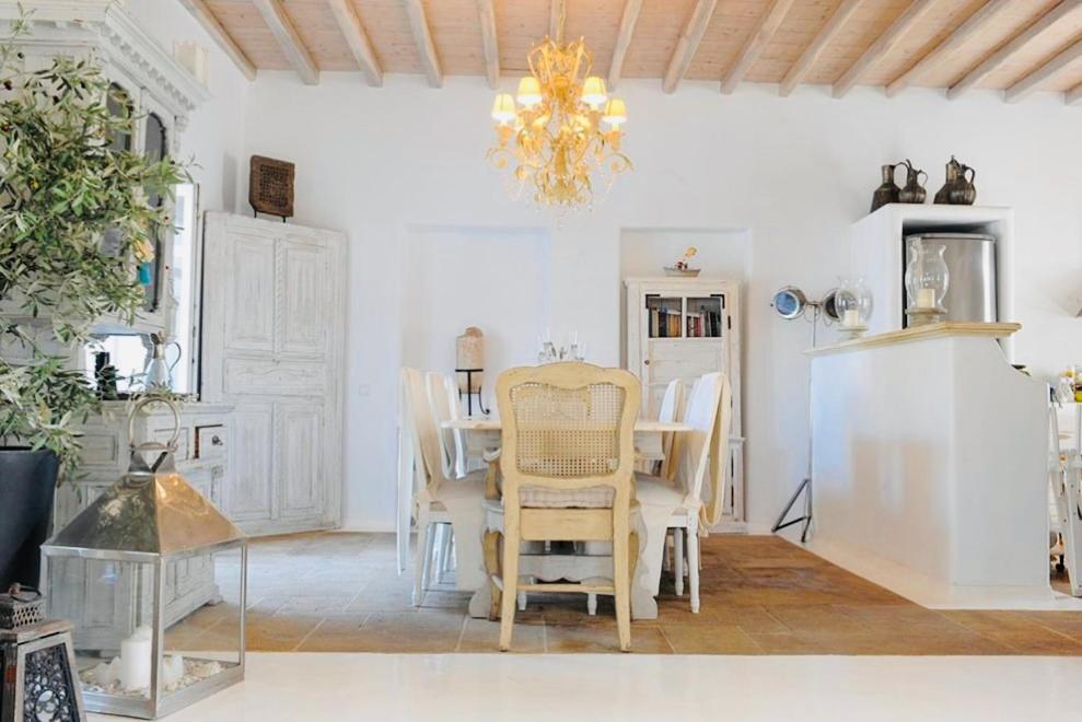 Dreamy Boho 5Bed Villa With Pool And Ocean View Mykonos Town Екстериор снимка