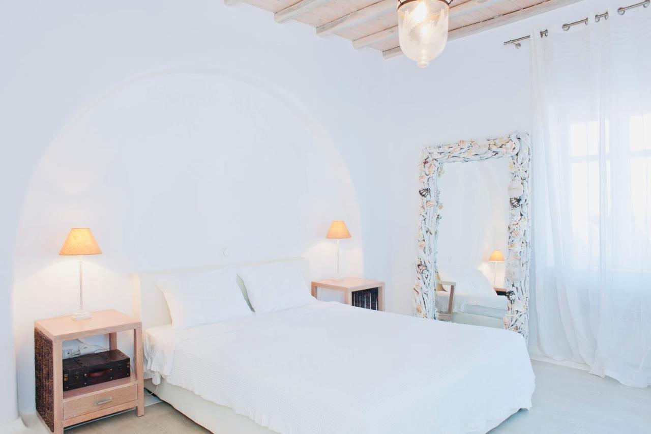 Dreamy Boho 5Bed Villa With Pool And Ocean View Mykonos Town Екстериор снимка